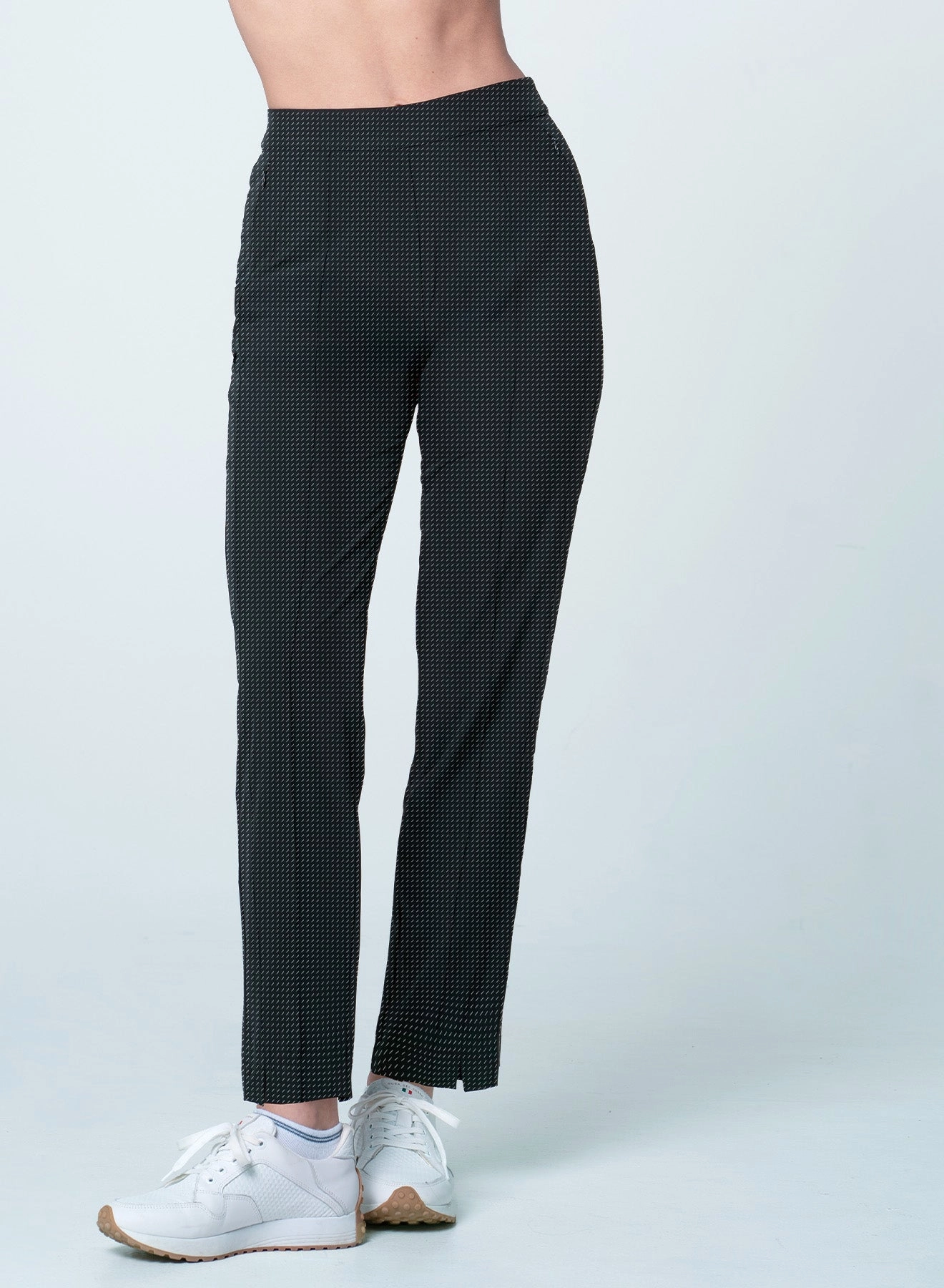Stripe Show Pull On Pant Stretch waistband