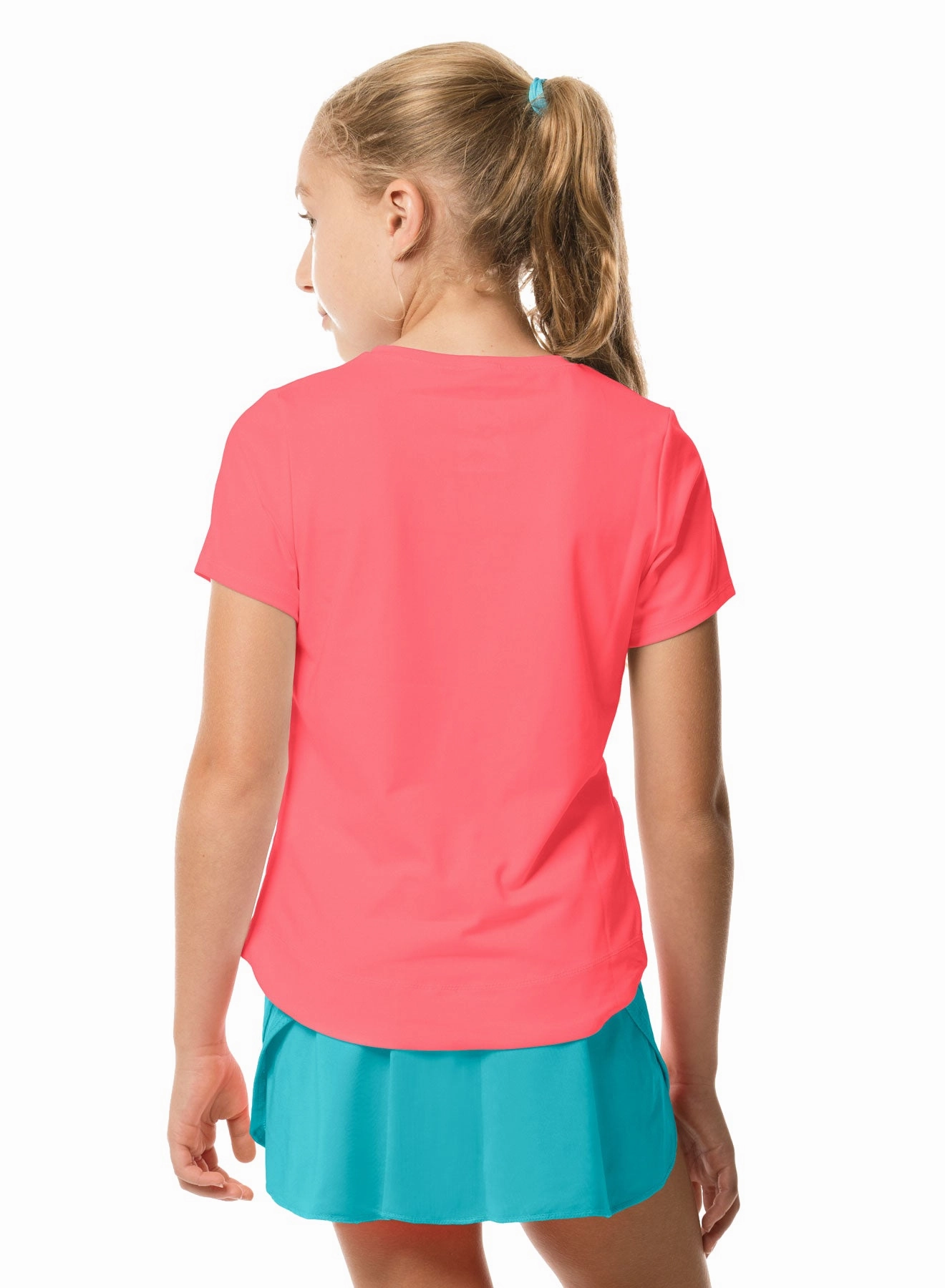 Dynamic High-Low Short Sleeve High Collar Design SunProtective