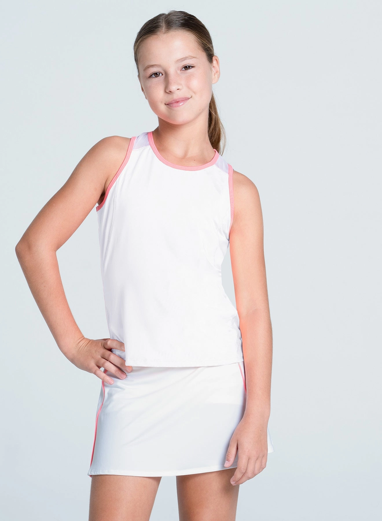 Moisture Wicking Fabric Shimmer Tank