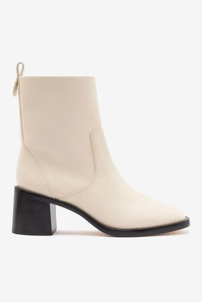 Mini Ricky Boot In Ivory Leather Move Light