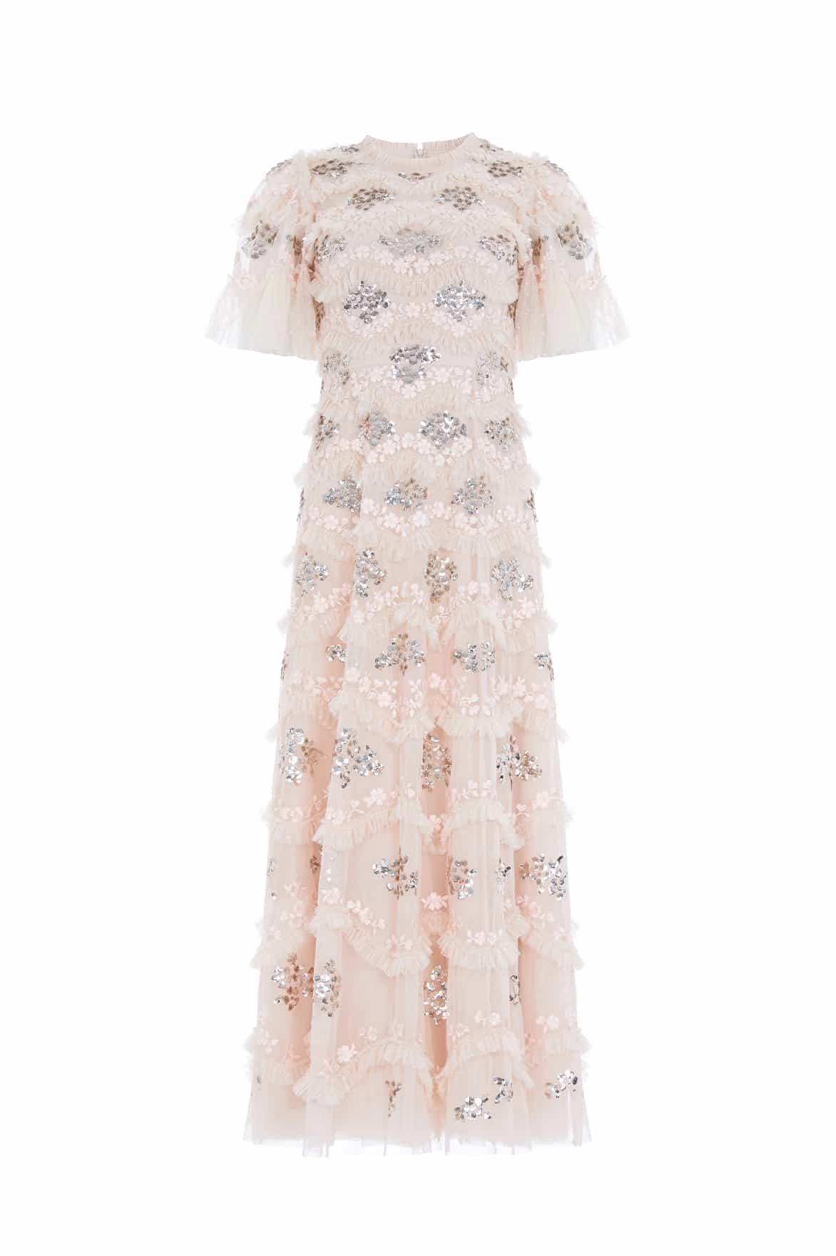 Daisy Wave Ankle Gown Elegant Simplicity Silky-Feel