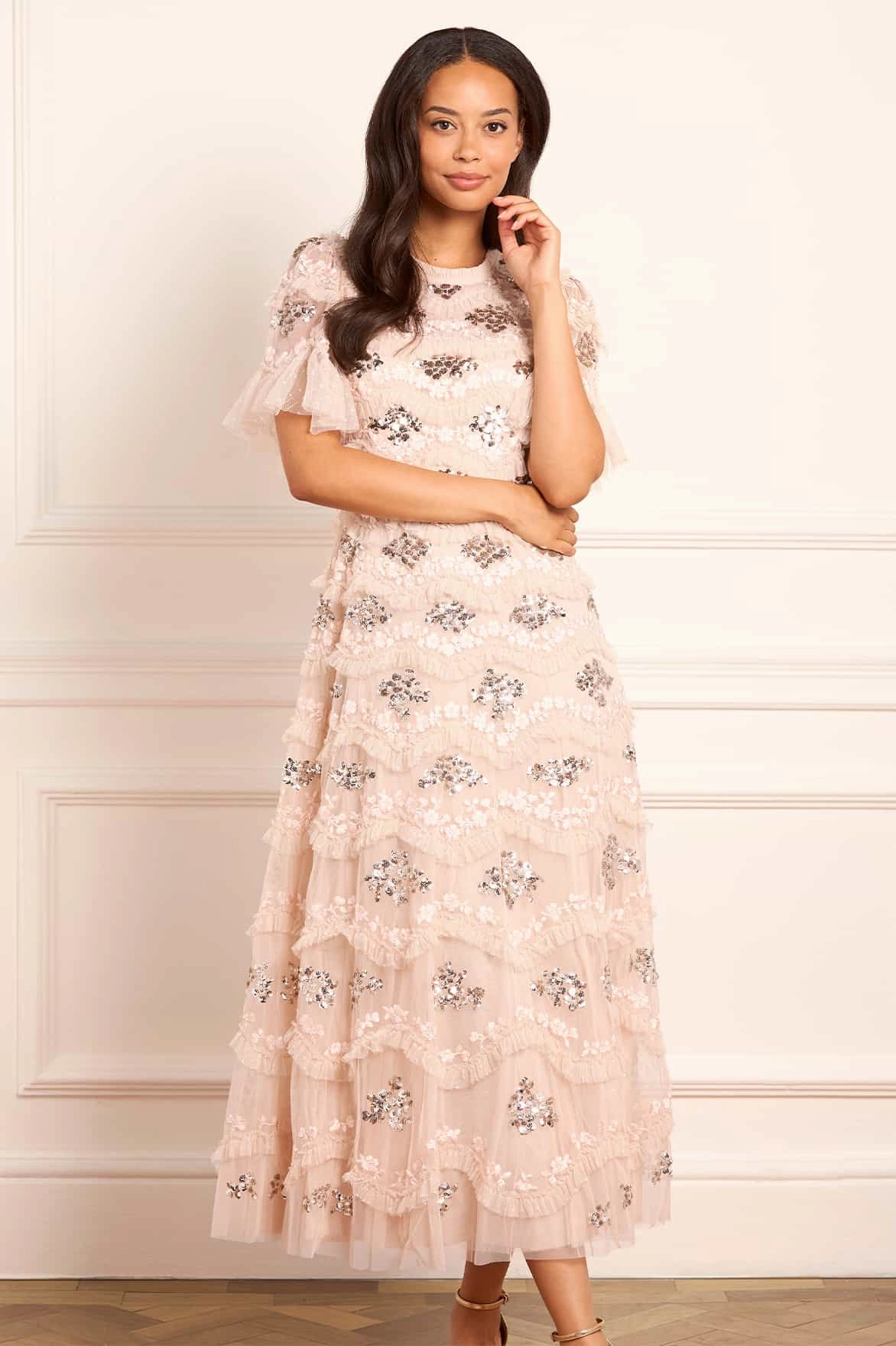 Daisy Wave Ankle Gown Street Mode