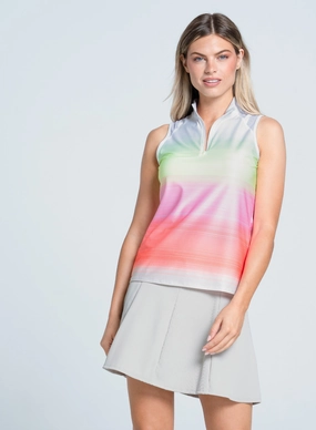 Spin Around Zip Tank Comfortable Fabric