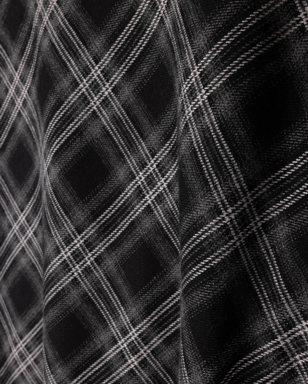 Fresh Vibe Shift Grey Plaid A Line Skirt W-20181