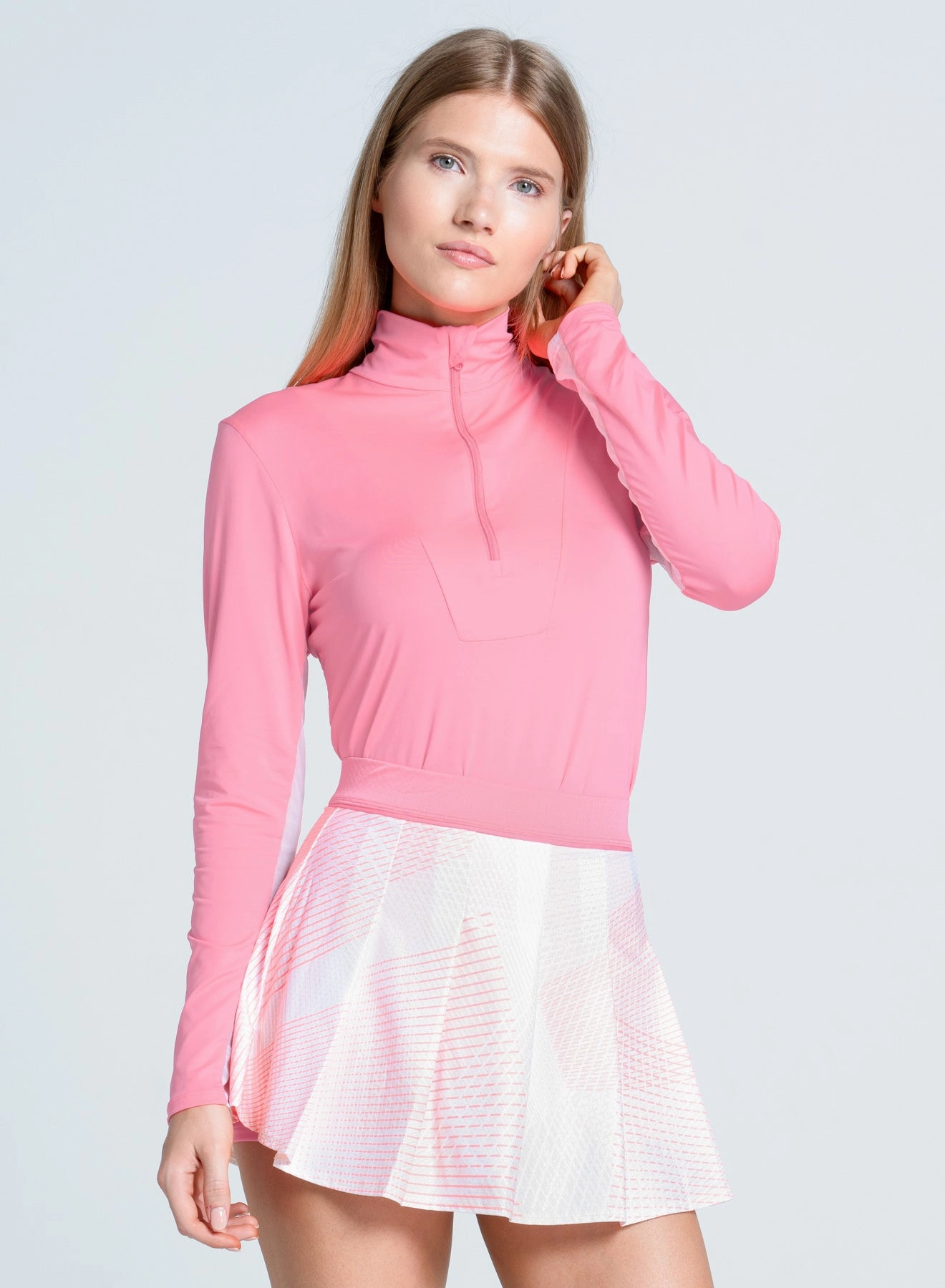 Free Play Zip Long Sleeve Cozy Sweater Stretch Fit Engineering