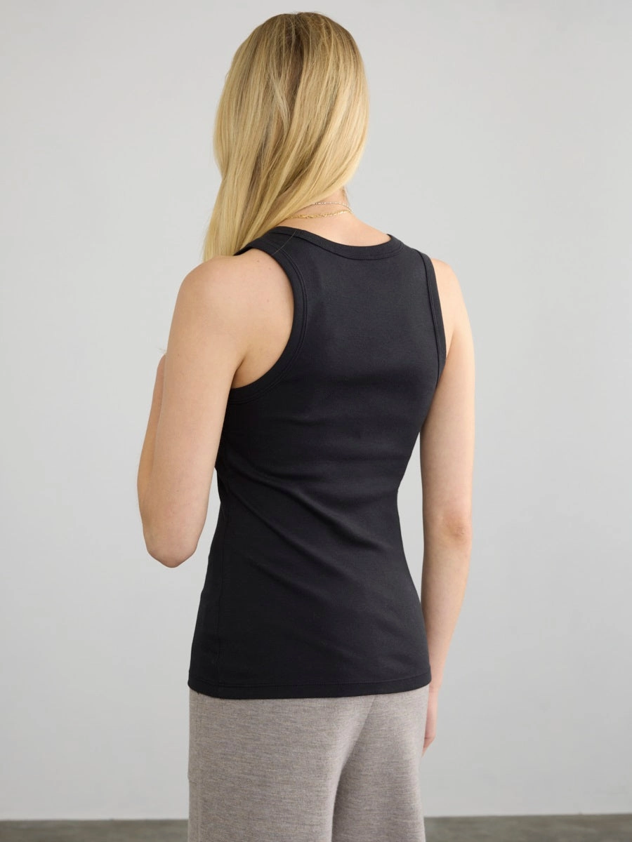 YarnDyeStripe RIB TANK