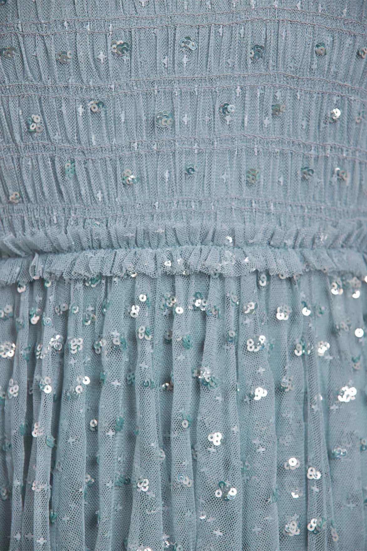 QuickReleaseClasp Sequin Giselle Smocked Ballerina Dress