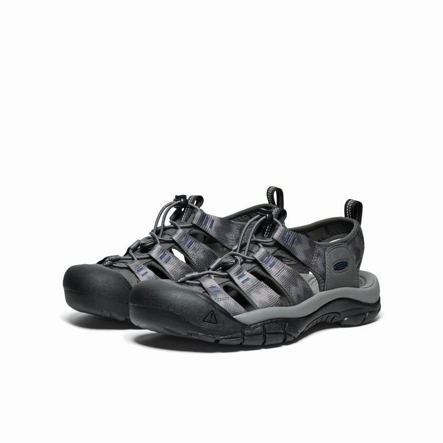 Pressure Relief Grid Design Men's Newport H2 Sandal  |  Magnet/Chevron