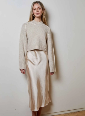 City Bright Dropped-Waist Nik Swtr/Dress Oat Combo