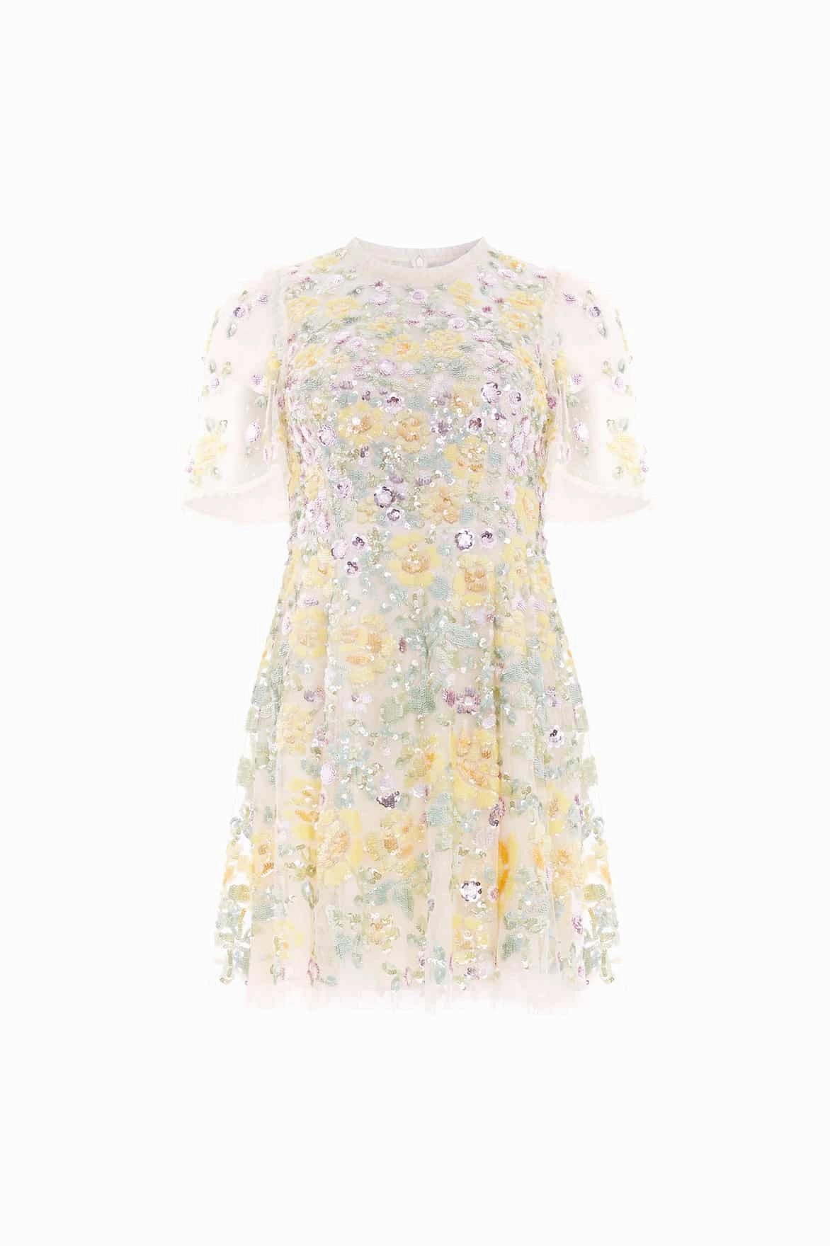 Elina Rose Short Sleeve Mini Dress Free Shape