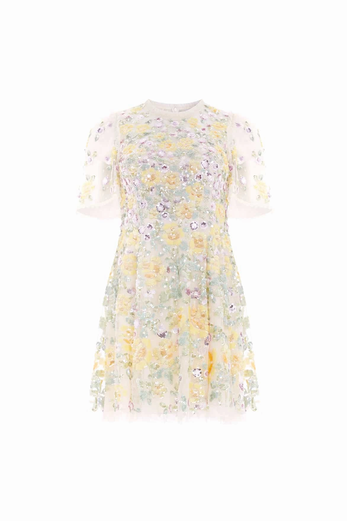 Elina Rose Short Sleeve Mini Dress Chic Silhouette