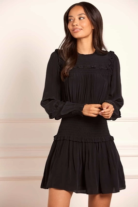 Emilia Crepe Micro Mini Dress Ready Anytime Art-Gallery