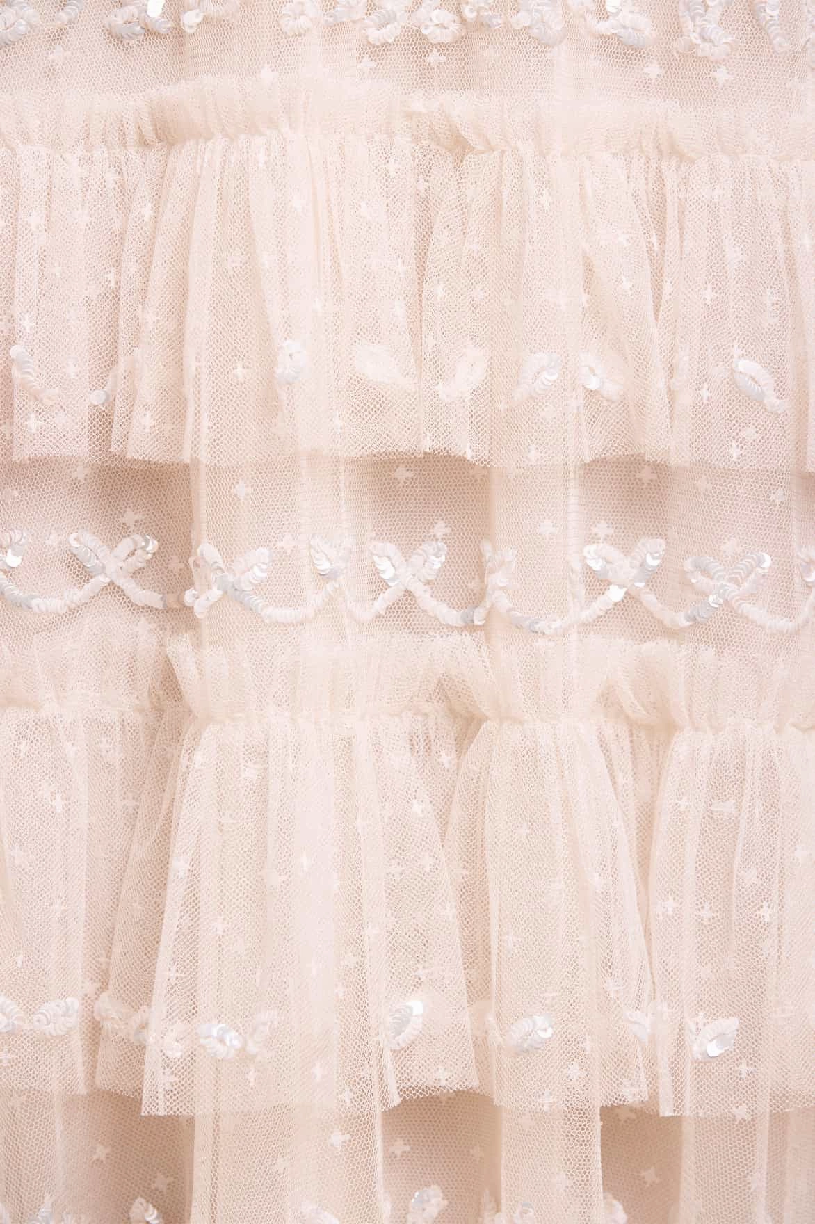 Emily Lace Ankle Gown Sheer Light Seasonal Comfort