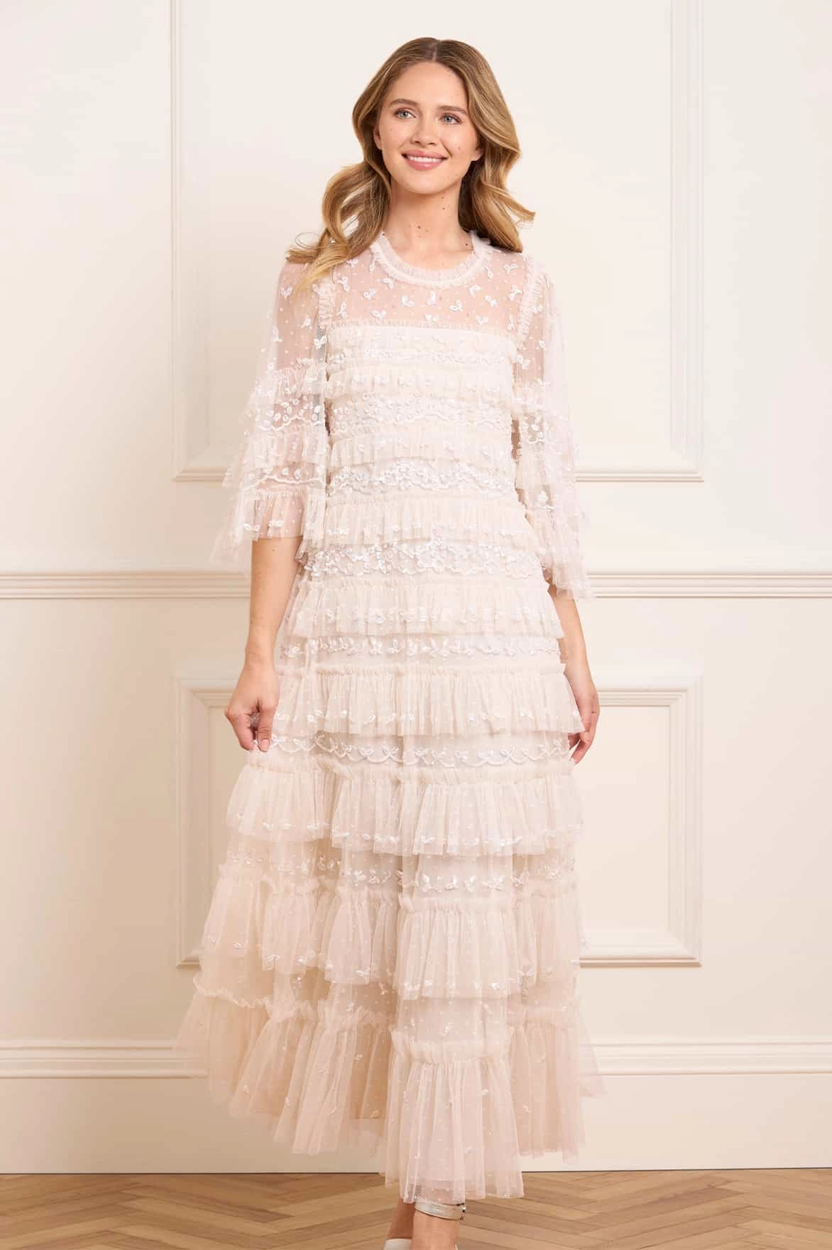 Travel Light Emily Lace Ankle Gown