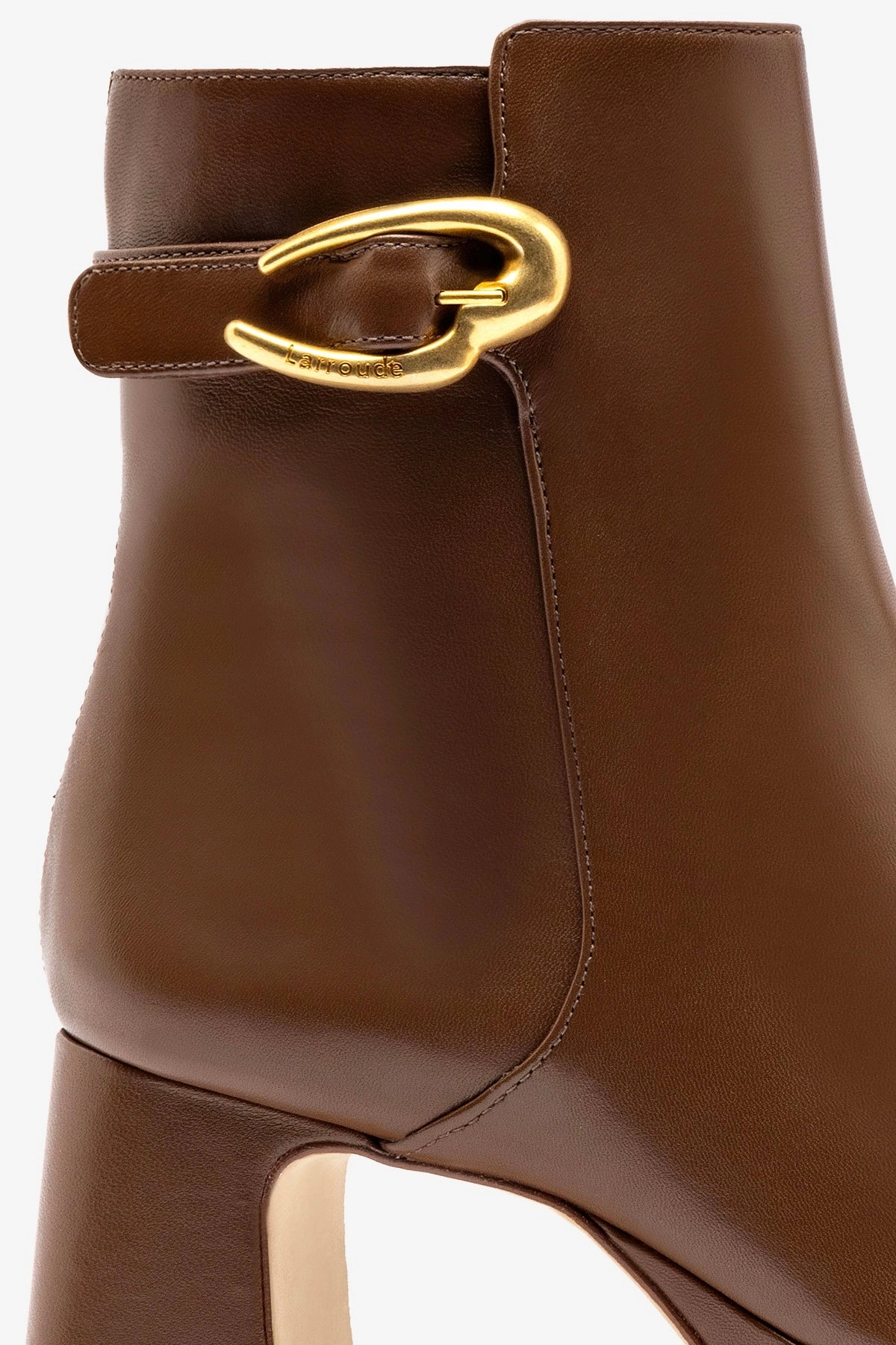 Dolly Verona Low Boot In Burnt Umber Leather Power Base Skin Soft