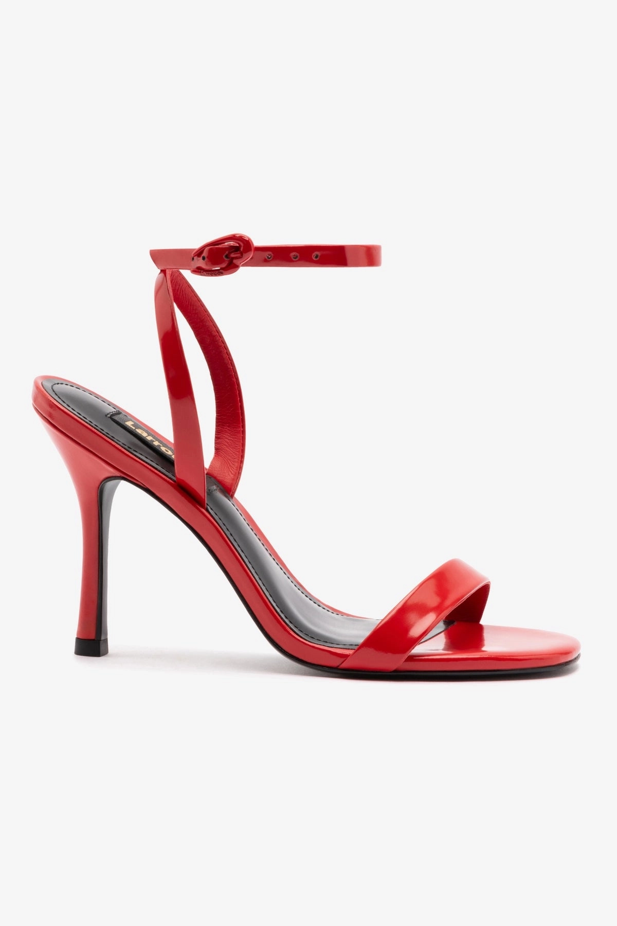 Veronina Sandal In Scarlet Patent Leather Anti Odor Urban Stroll