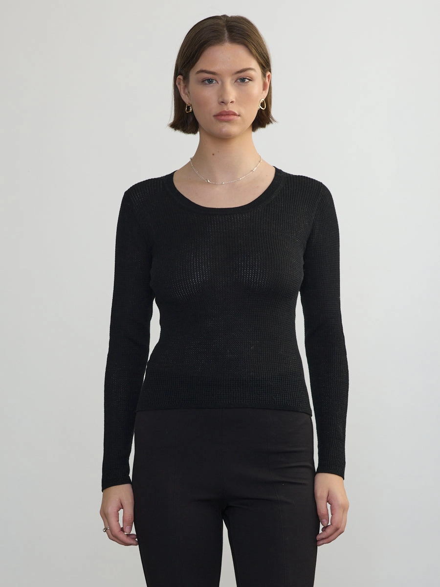 DurableWeave TwillWeave SCOOP NECK PULLOVER