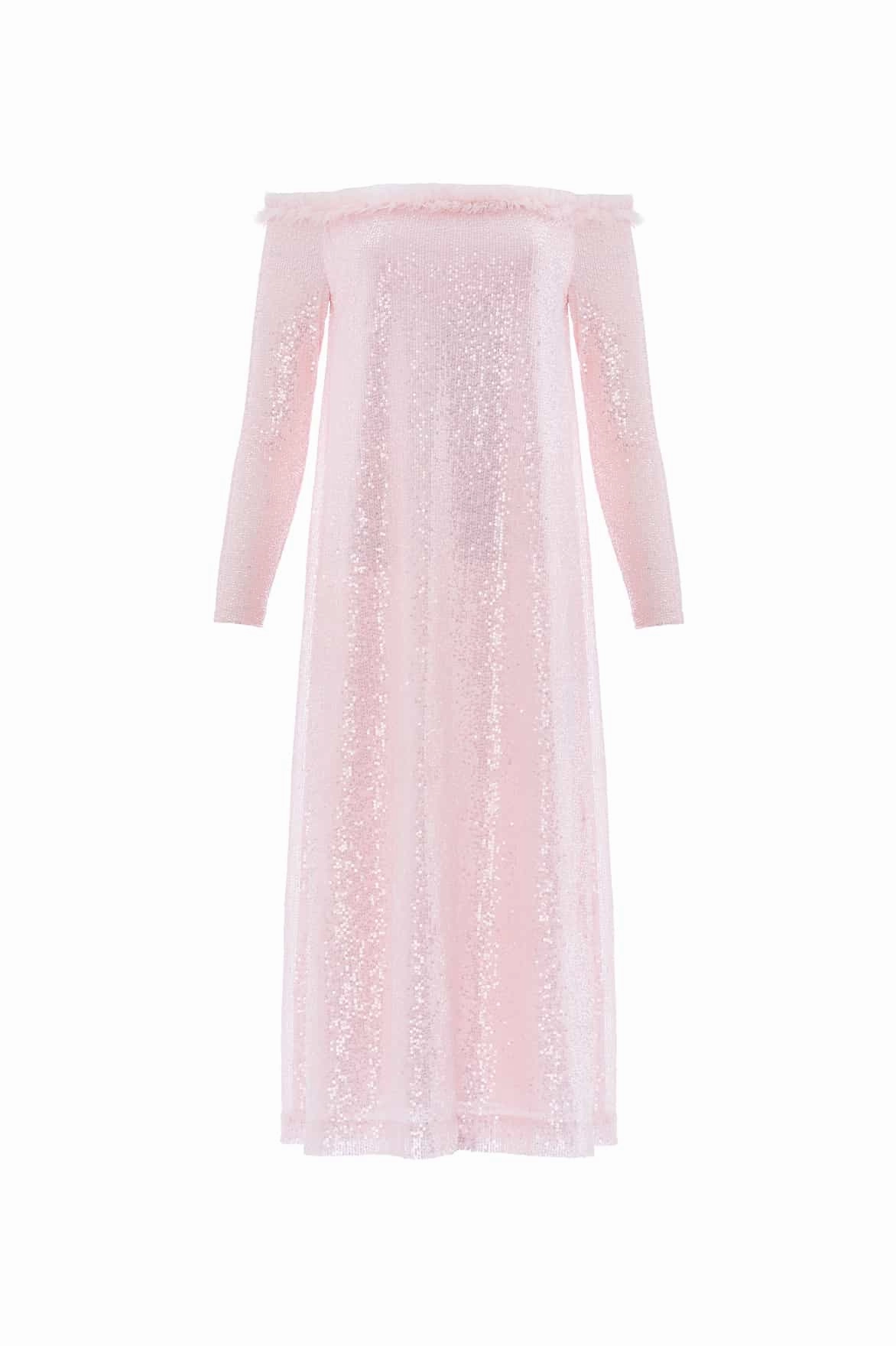 Timeless Line Esme Off-Shoulder Ballerina Dress