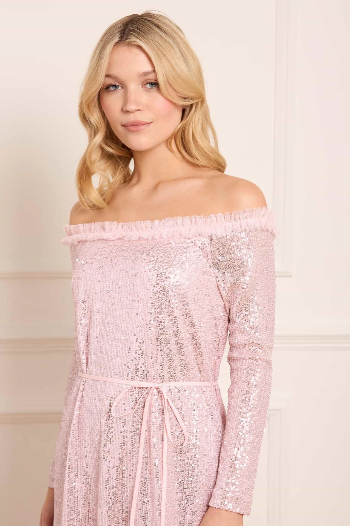 All-Occasion Wear All Wear Esme Off-Shoulder Ballerina Dress
