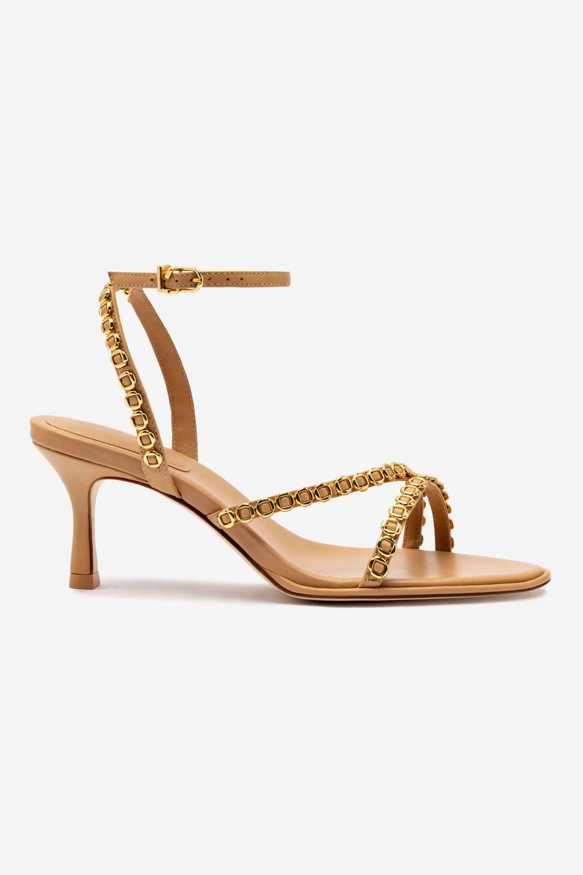High Arch Free Pace Milanina Mini Sandal In Tan Leather