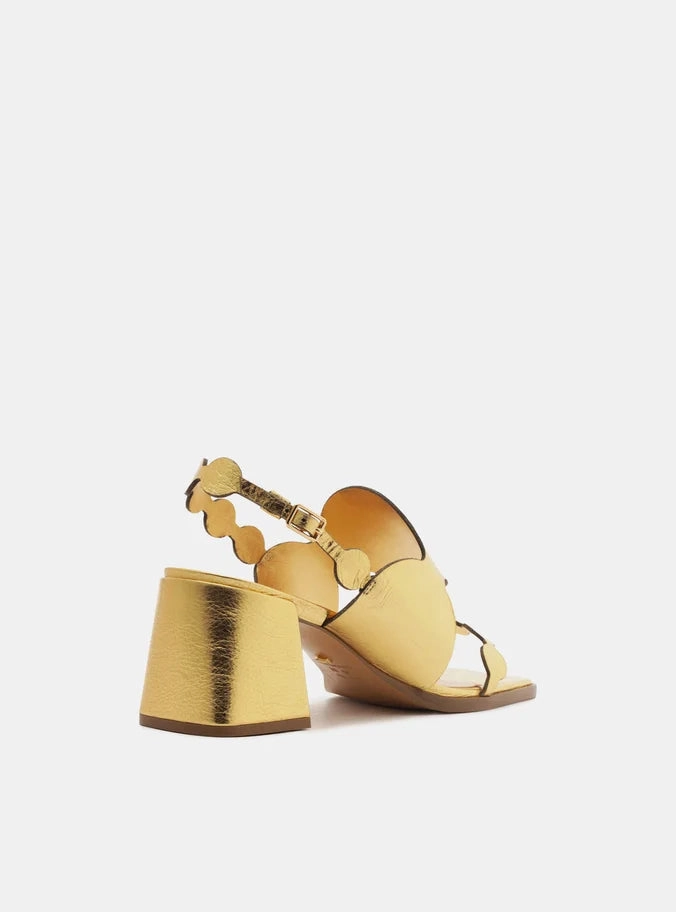 Outdoor Wear Christina Leather  Block Sandal