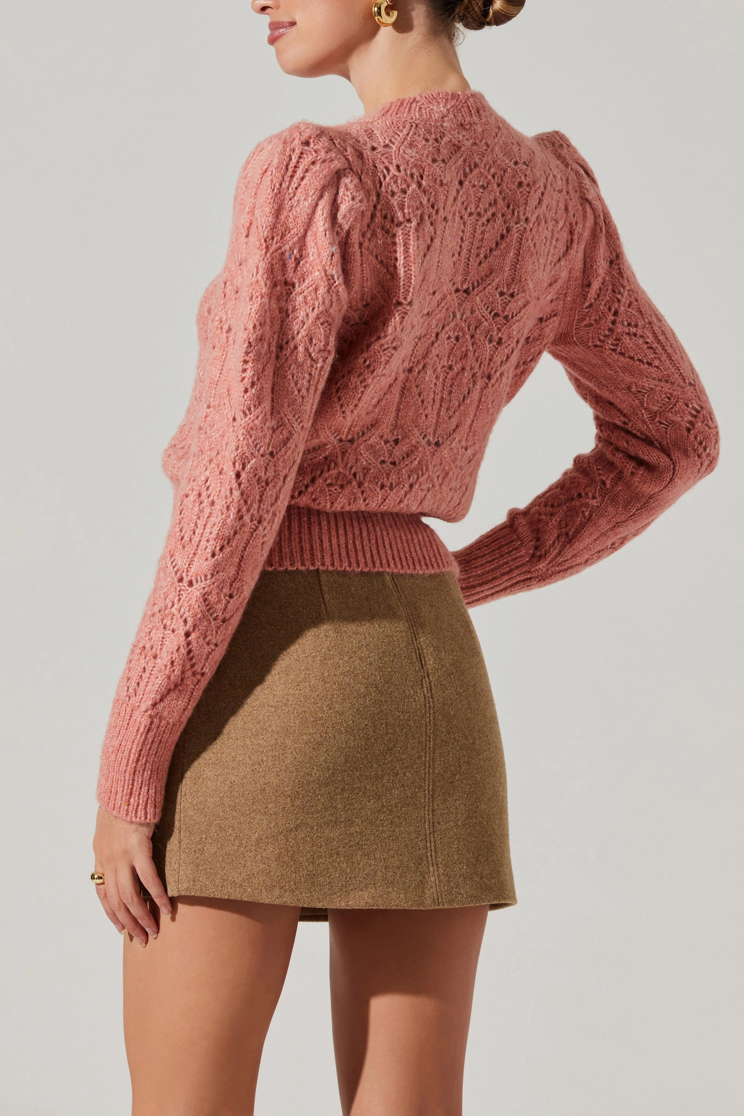 Bonded Seam Innovation Evy Sweater Coral Quartz