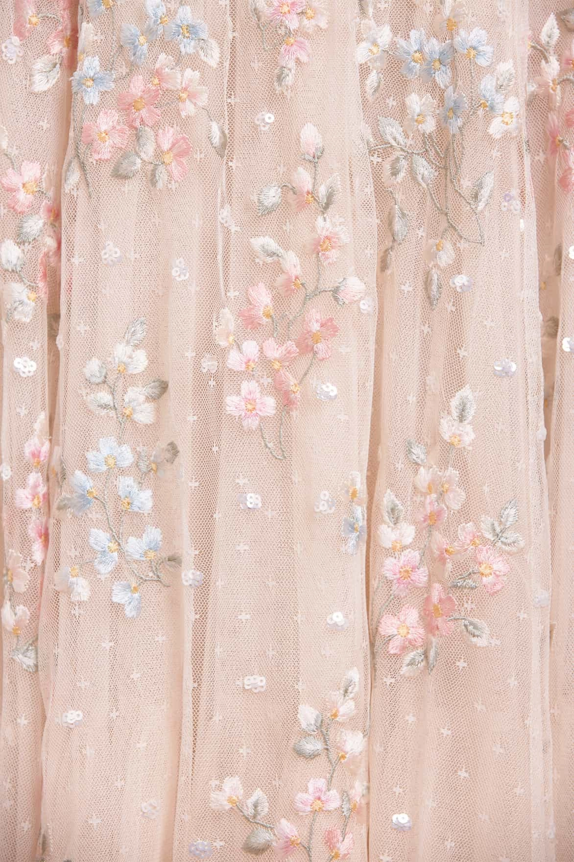 Versailles Ditsy Cape Sleeve Ankle Gown Daily Style Smooth-Lining