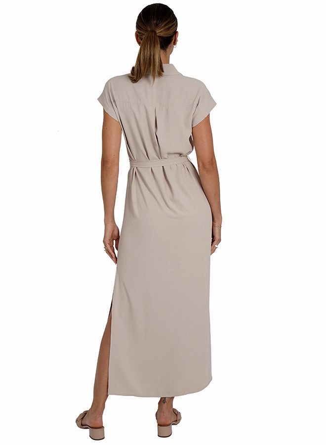 Light Fall Maggie Dress Taupe
