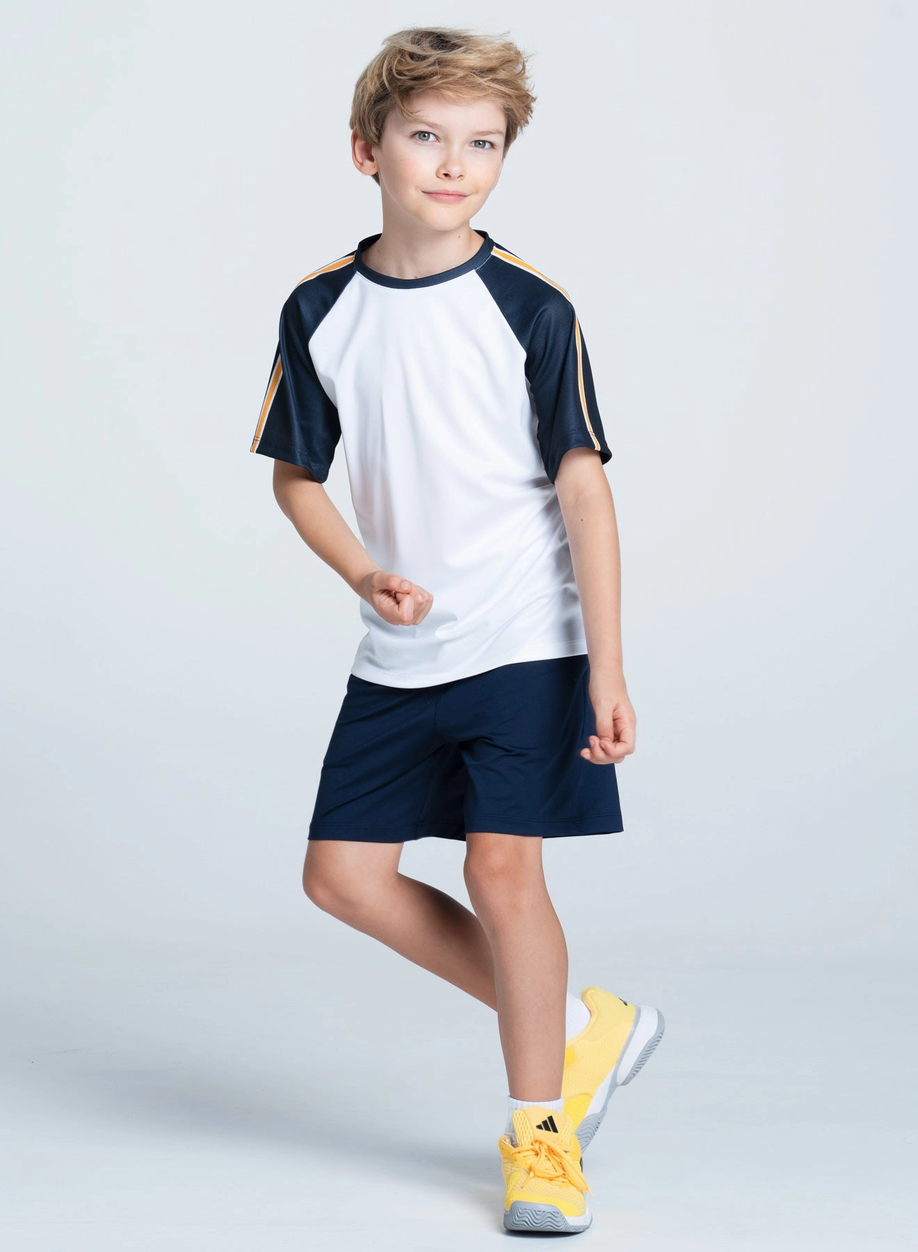 Fast Pace Raglan Short Sleeve ReinforcedStitching Microfiber Material