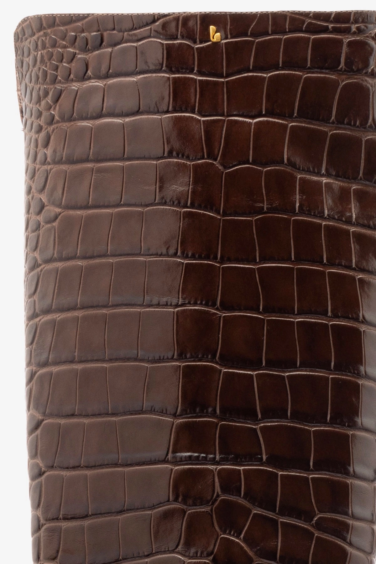 Soft Neutral Flexibility Kate Hi Boot In Brown Leather