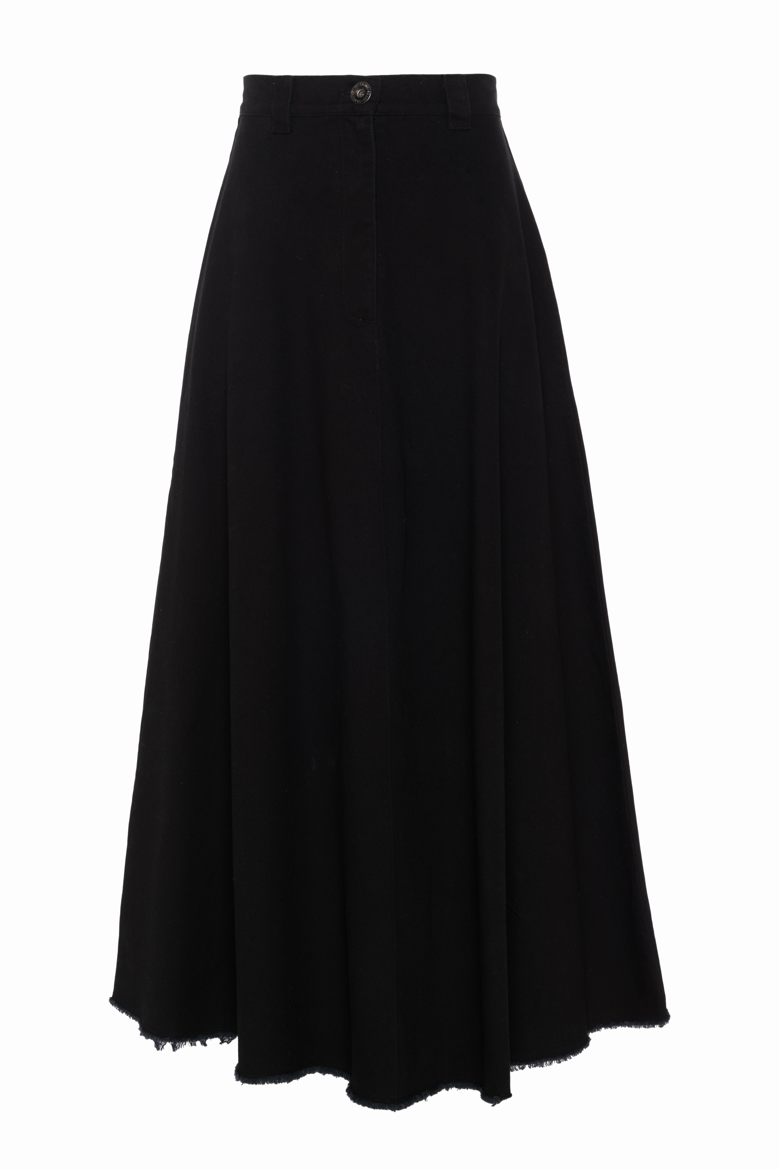 Modern Look Faves Black Twill A Line Skirt WB5CM1833SL