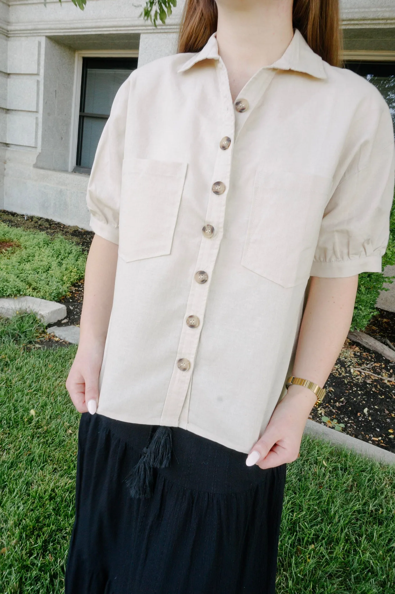TwillWeave Daily Wear Faye Blouse