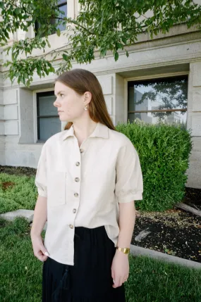 Seamless Construction Design Four Way Stretch Fabric Faye Blouse