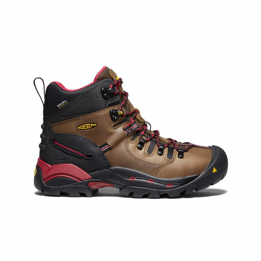 Men's Pittsburgh 6" Waterproof Boot (Steel Toe)  |  Bison Silver Glow
