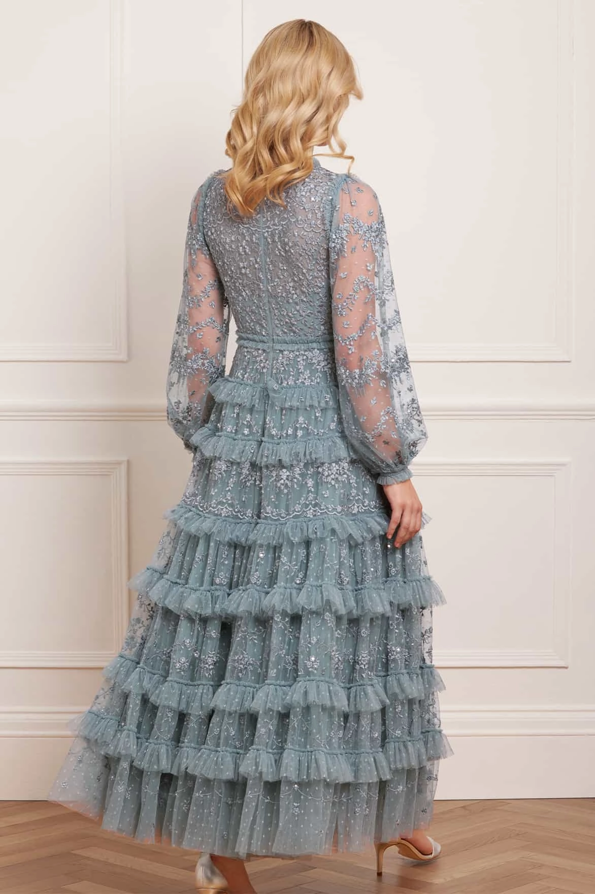 Blossom Lace Ankle Gown Feminine Style