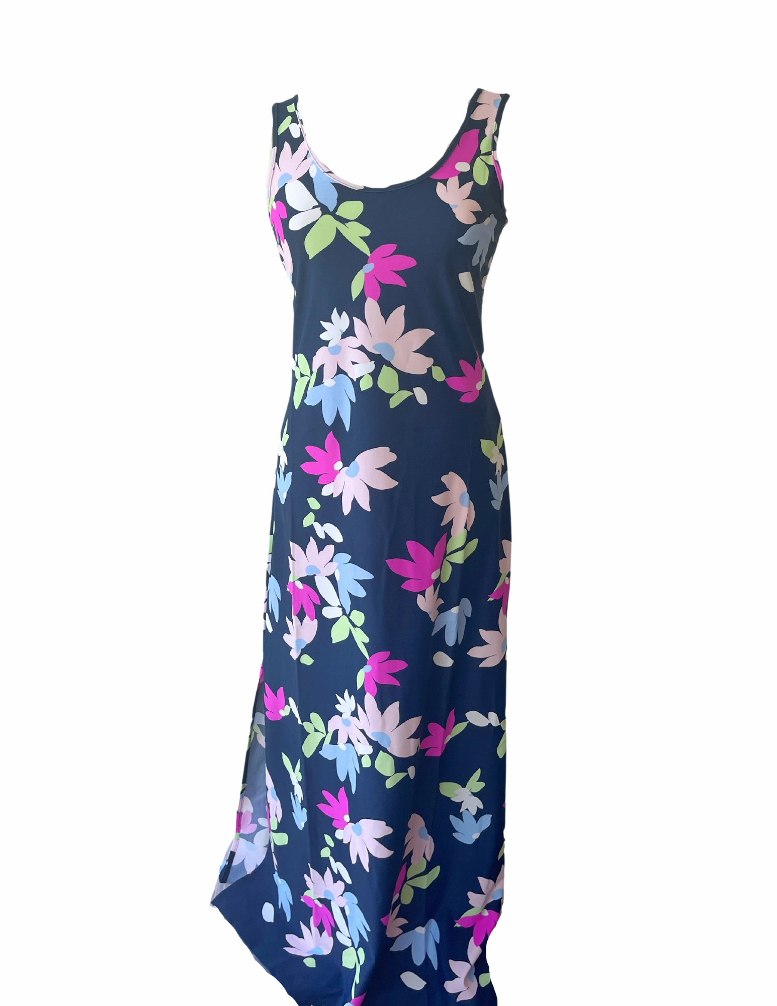 Maui Maxi Dress Falling Floral Bride Side