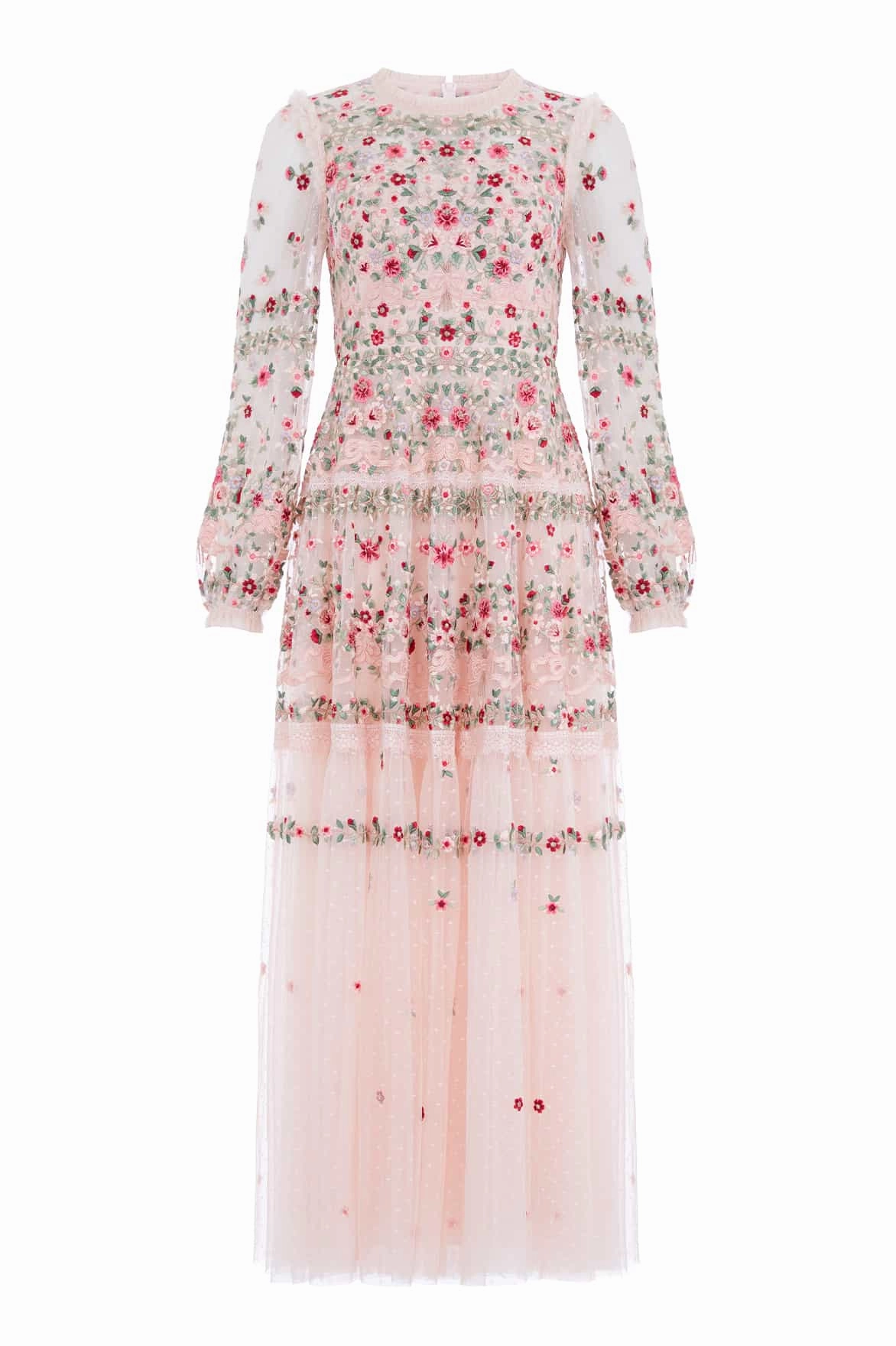 Cocktail-Party Ribbon Bouquet Gown