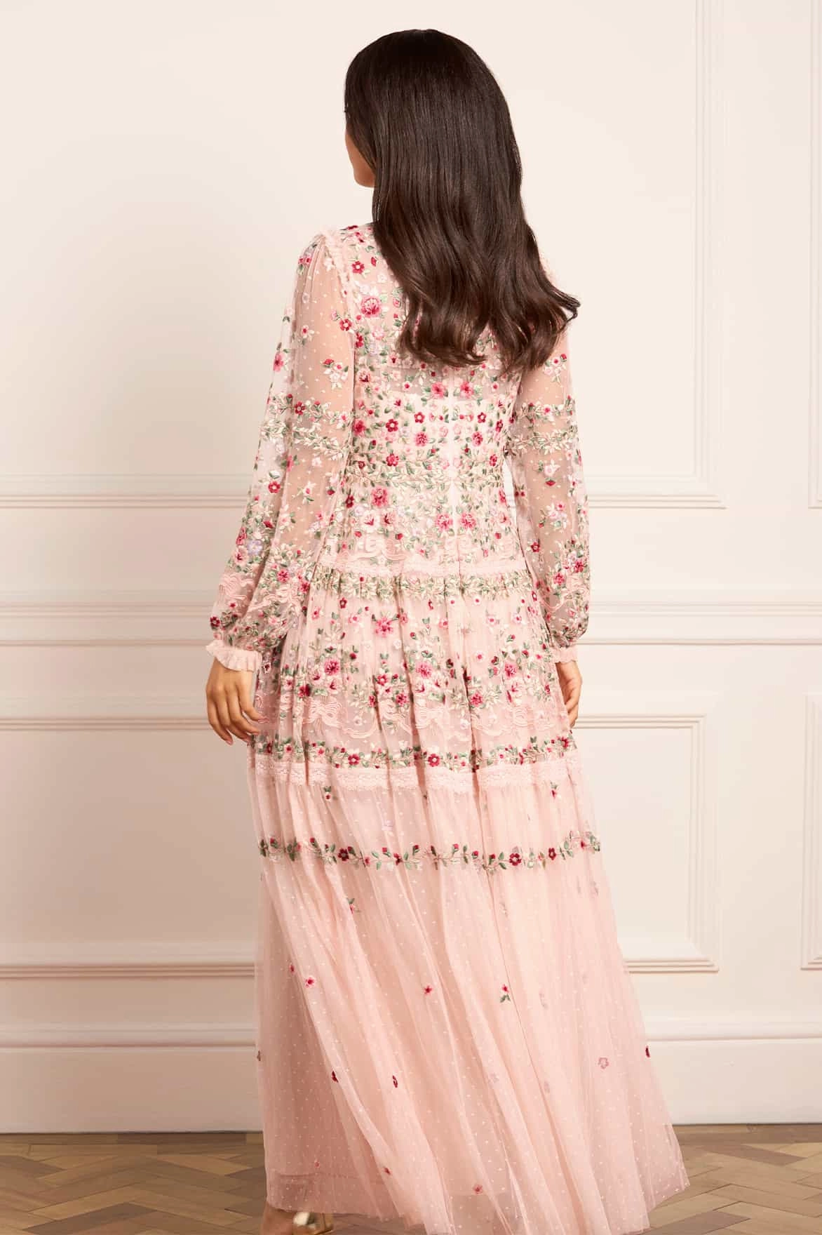 Ribbon Bouquet Gown Relaxed work dress Fit Vibe