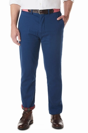 Snag Resistant Fabric Flattering Style Flannel Lined Nantucket Navy Harbor Pant With Royal Stewart Tartan