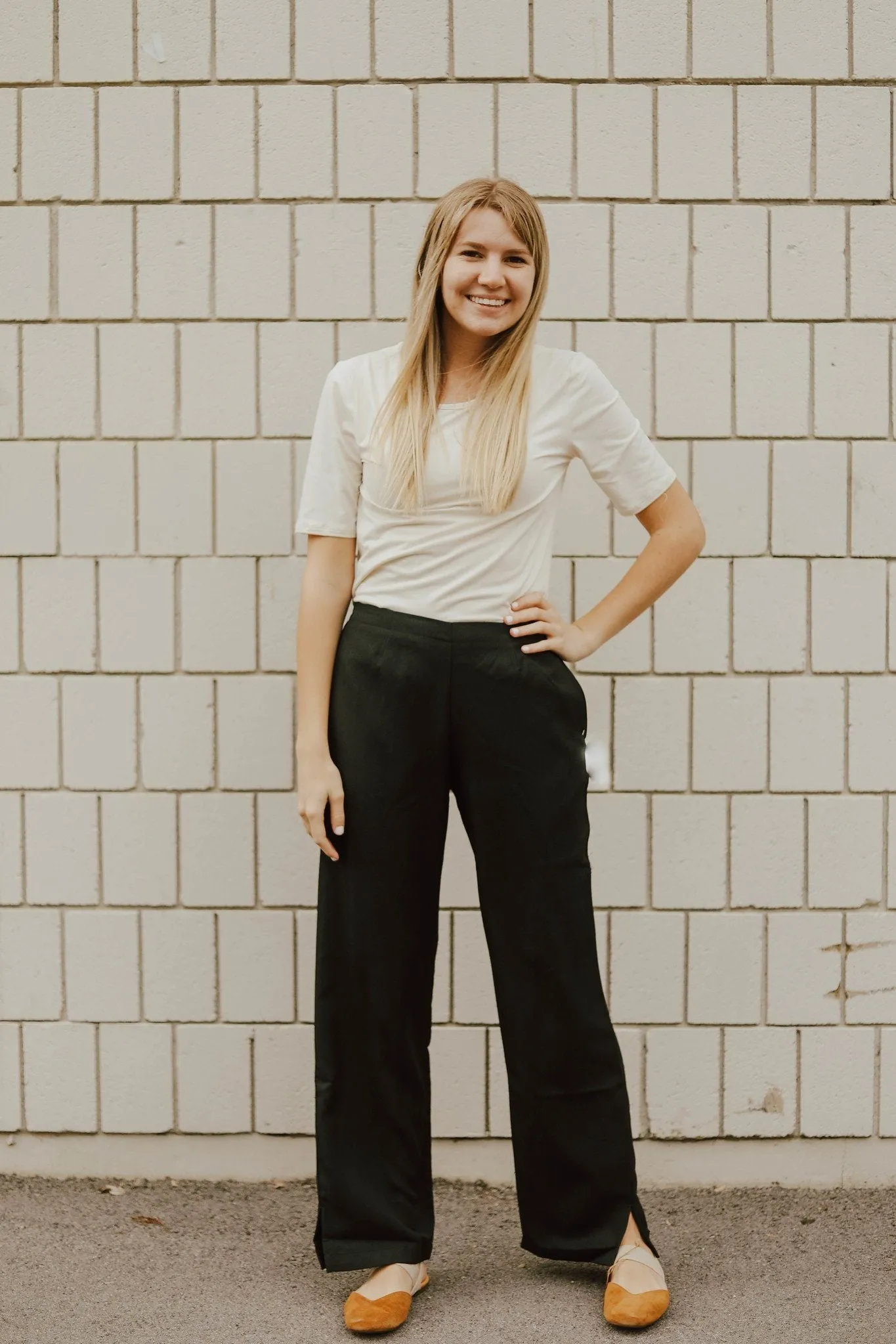 Chic Vibe Ladies Premier Pull-On Pant Black