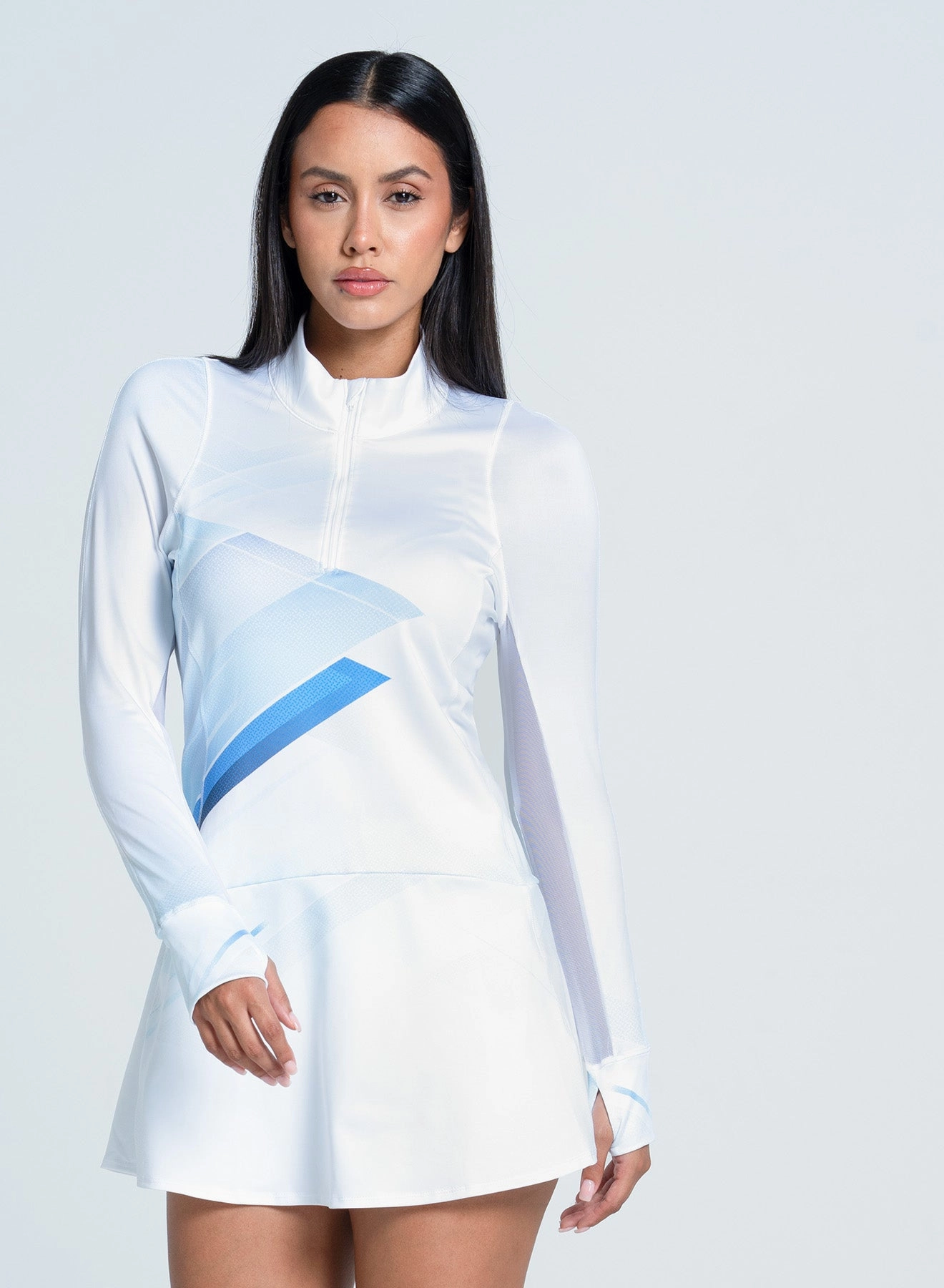 Shades Blue Dress StretchKnit