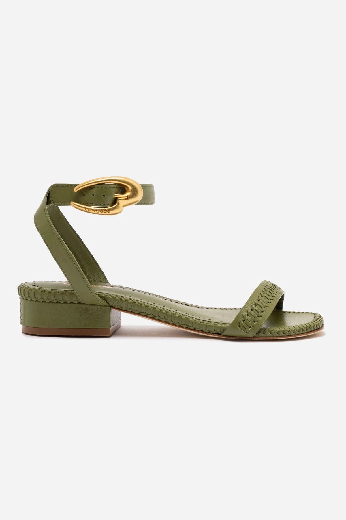 Power Flow Move Light Verona Flat Sandal In Seaweed Leather