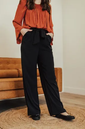 Quick Flex Emma High Waist Pants Two Black