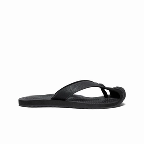 Style Pair Modern Comfort Women's Barbados Flip-Flop  |  Black/Steel Grey