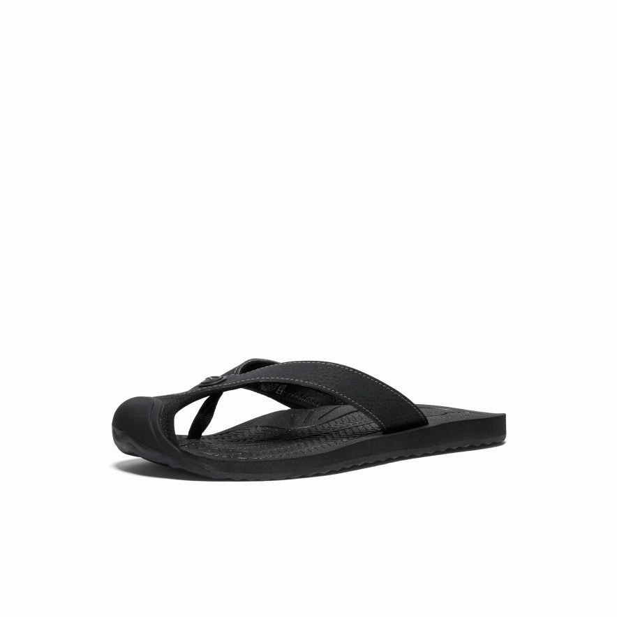 Seamless construction Women's Barbados Flip-Flop  |  Black/Steel Grey