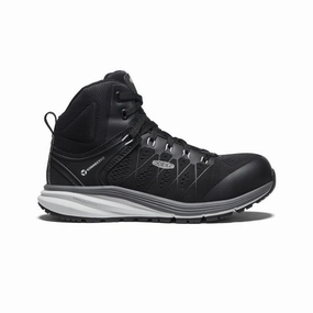 Polyester Slip Resistant Night Travel Women's Vista Energy Mid (Carbon Toe)  |  Vapor/Black