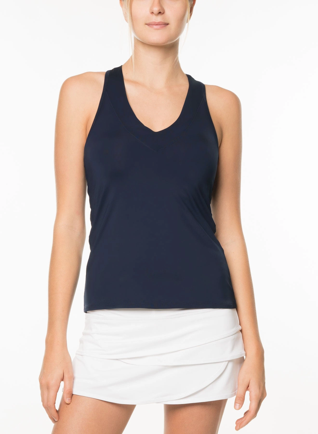 V-neck Tank wrinkle free finish Trendy Look