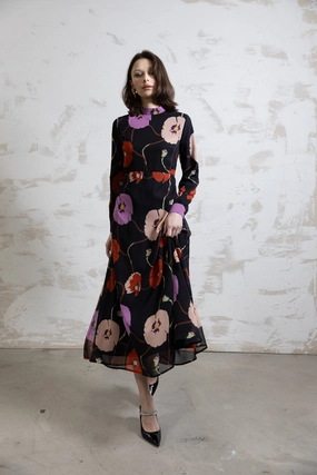 Flora Maxi Dress Nordic Plain