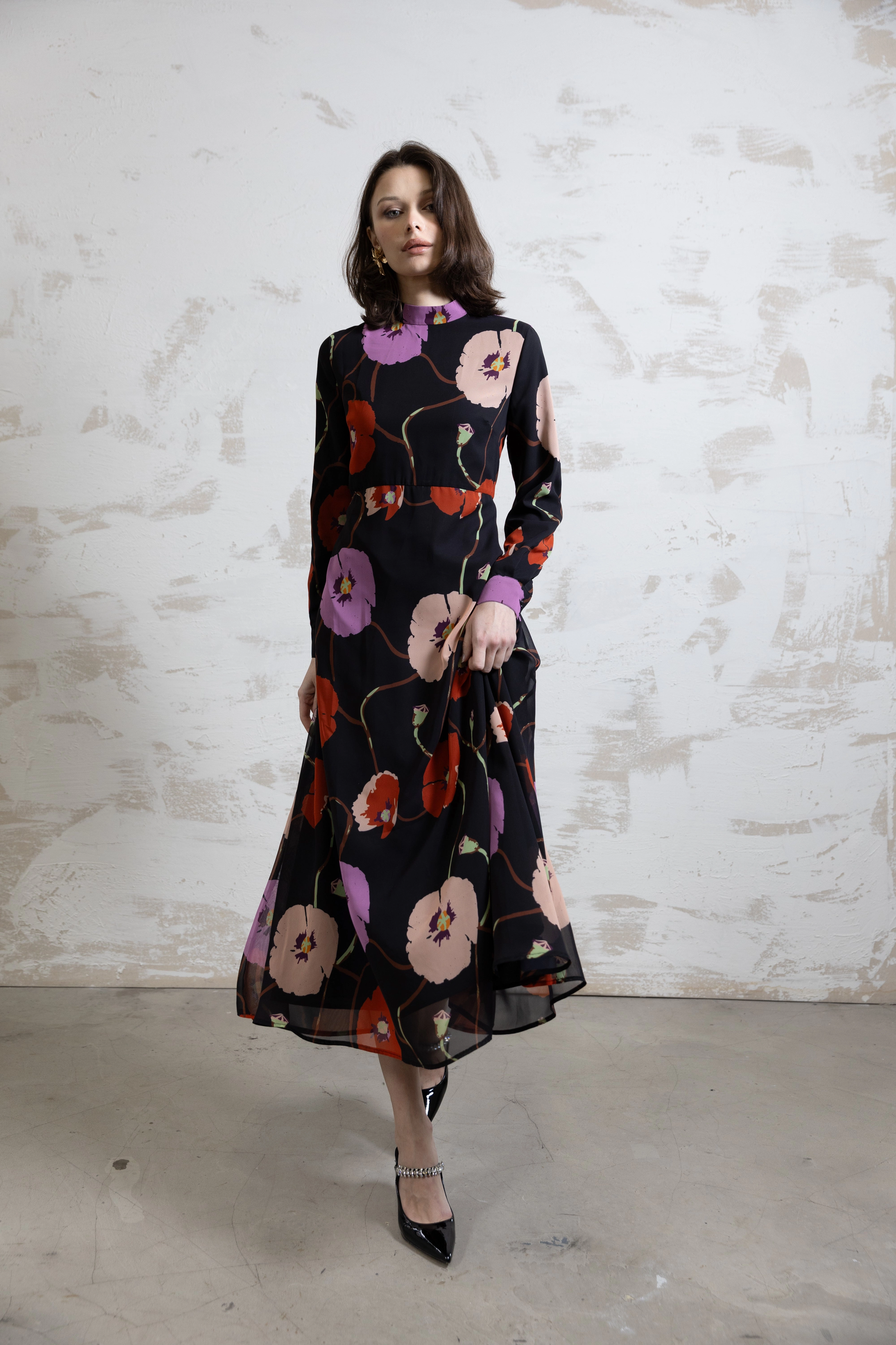 Flora Maxi Dress Nordic Plain