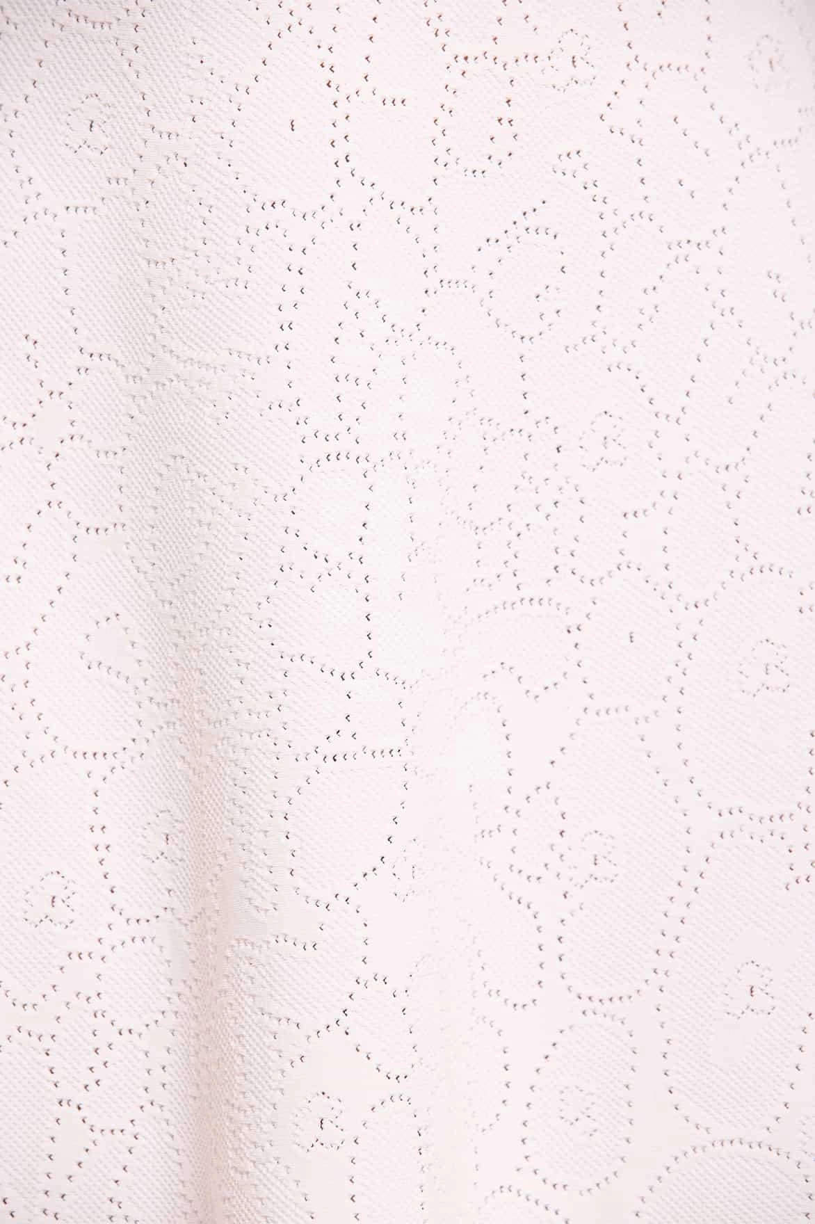 Floral Pointelle Knit Gown Slimming Shape